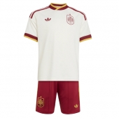 Spanje Uit tenue Kids WK 2026 Korte Mouwen (+ broek)