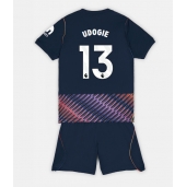 Tottenham Hotspur Destiny Udogie #13 Uit tenue Kids 2026-27 Korte Mouwen (+ broek)
