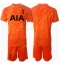 Tottenham Hotspur Keeper Uit tenue Kids 2024-25 Korte Mouwen (+ broek)