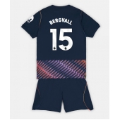 Tottenham Hotspur Lucas Bergvall #15 Uit tenue Kids 2026-27 Korte Mouwen (+ broek)