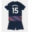 Tottenham Hotspur Lucas Bergvall #15 Uit tenue Kids 2026-27 Korte Mouwen (+ broek)