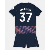 Tottenham Hotspur Micky van de Ven #37 Uit tenue Kids 2026-27 Korte Mouwen (+ broek)