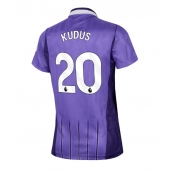 Tottenham Hotspur Mohammed Kudus #20 Derde tenue Dames 2026-27 Korte Mouwen