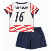 Verenigde Staten Alex Freeman #16 Thuis tenue Kids WK 2026 Korte Mouwen (+ broek)