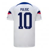 Verenigde Staten Christian Pulisic #10 Thuis tenue WK 2022 Korte Mouwen