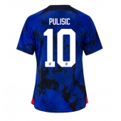 Verenigde Staten Christian Pulisic #10 Uit tenue Dames WK 2022 Korte Mouwen