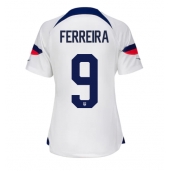 Verenigde Staten Jesus Ferreira #9 Thuis tenue Dames WK 2022 Korte Mouwen