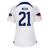 Verenigde Staten Timothy Weah #21 Thuis tenue Dames WK 2022 Korte Mouwen