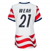 Verenigde Staten Timothy Weah #21 Thuis tenue Dames WK 2026 Korte Mouwen
