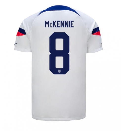 Verenigde Staten Weston McKennie #8 Thuis tenue WK 2022 Korte Mouwen
