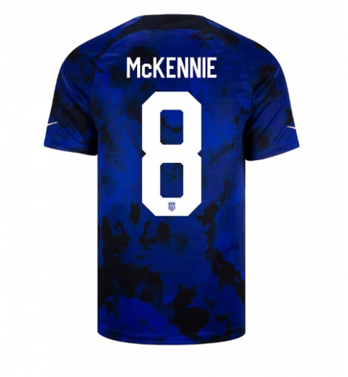 Verenigde Staten Weston McKennie #8 Uit tenue WK 2022 Korte Mouwen