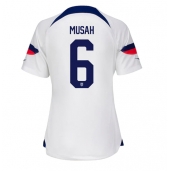 Verenigde Staten Yunus Musah #6 Thuis tenue Dames WK 2022 Korte Mouwen