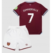West Ham United Crysencio Summerville #7 Thuis tenue Kids 2025-26 Korte Mouwen (+ broek)