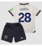 West Ham United Tomas Soucek #28 Uit tenue Kids 2025-26 Korte Mouwen (+ broek)