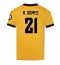 Wolves Rodrigo Gomes #21 Thuis tenue 2025-26 Korte Mouwen