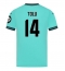 Wolves Tolu Arokodare #14 Uit tenue 2025-26 Korte Mouwen