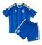 Zweden Uit tenue Kids WK 2026 Korte Mouwen (+ broek)