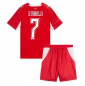 Zwitserland Breel Embolo #7 Thuis tenue Kids WK 2026 Korte Mouwen (+ broek)