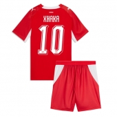 Zwitserland Granit Xhaka #10 Thuis tenue Kids WK 2026 Korte Mouwen (+ broek)