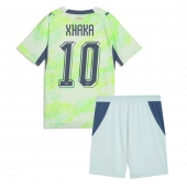 Zwitserland Granit Xhaka #10 Uit tenue Kids WK 2026 Korte Mouwen (+ broek)