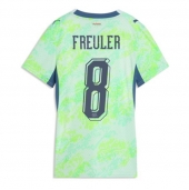 Zwitserland Remo Freuler #8 Uit tenue Dames WK 2026 Korte Mouwen