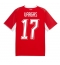 Zwitserland Ruben Vargas #17 Thuis tenue WK 2026 Korte Mouwen