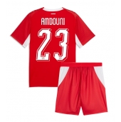 Zwitserland Zeki Amdouni #23 Thuis tenue Kids WK 2026 Korte Mouwen (+ broek)
