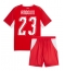 Zwitserland Zeki Amdouni #23 Thuis tenue Kids WK 2026 Korte Mouwen (+ broek)