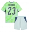 Zwitserland Zeki Amdouni #23 Uit tenue Kids WK 2026 Korte Mouwen (+ broek)